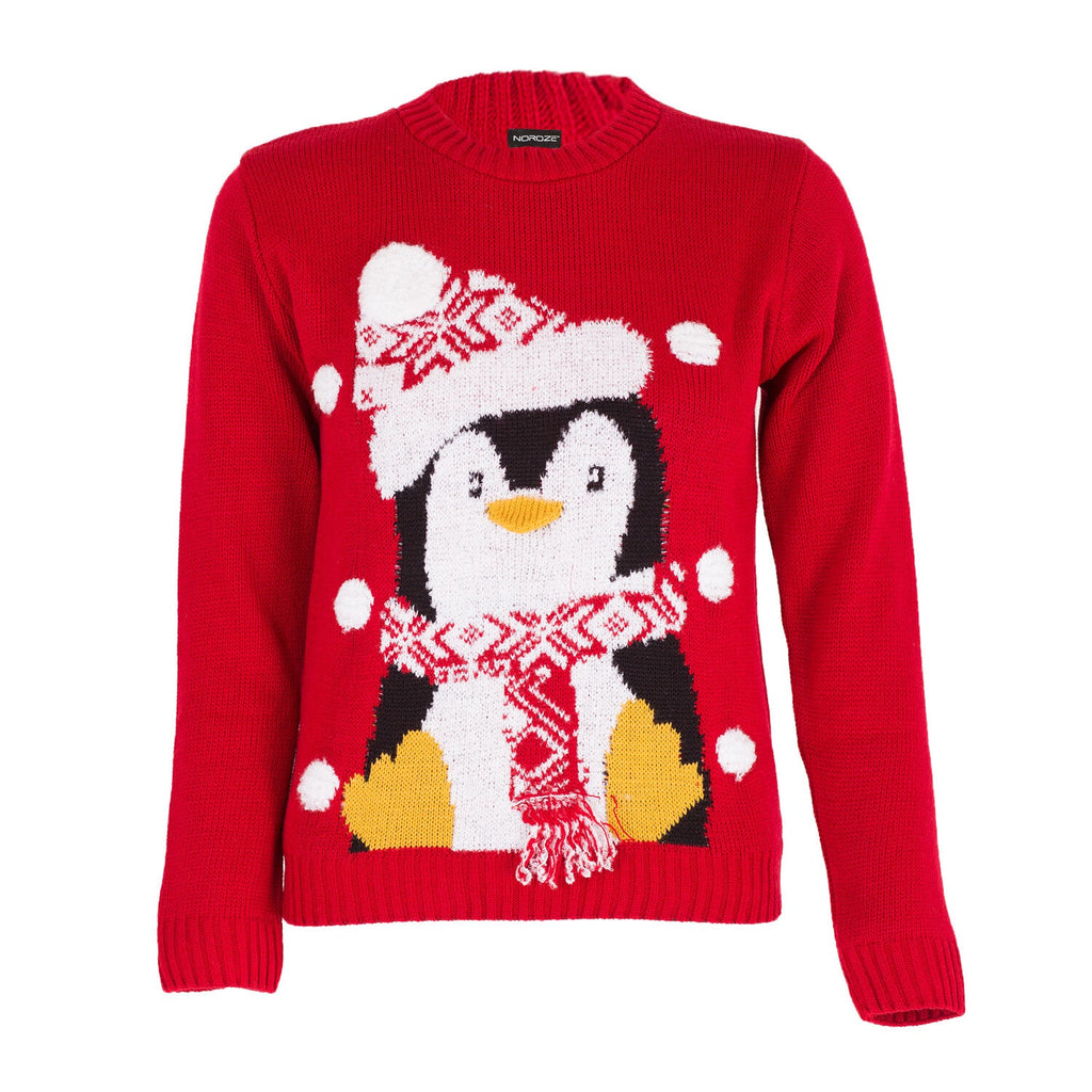 Boys Christmas Jumper 3D Kids Unisex Xmas Santa Snowman Penguin Pullover Sweater