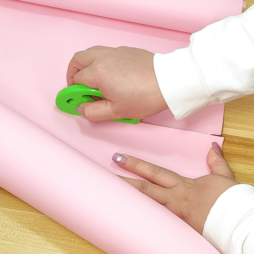 2 Pcs Gift Wrapping Paper Cutter with 10 Pcs Replaceable Replacement, Sliding Gift Wrap Paper Tool