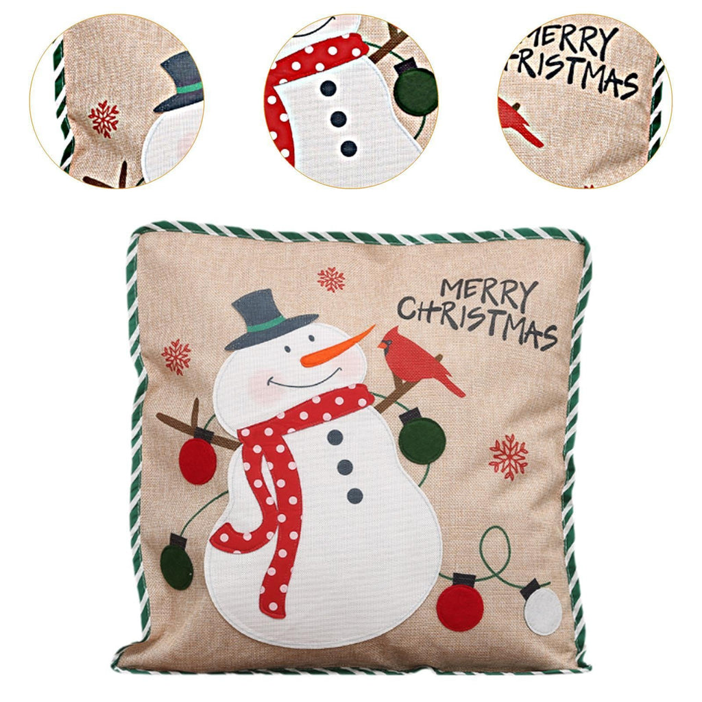 Christmas Pillow Cover Pillow Case Home Decor 46X46Cm Decorative Square