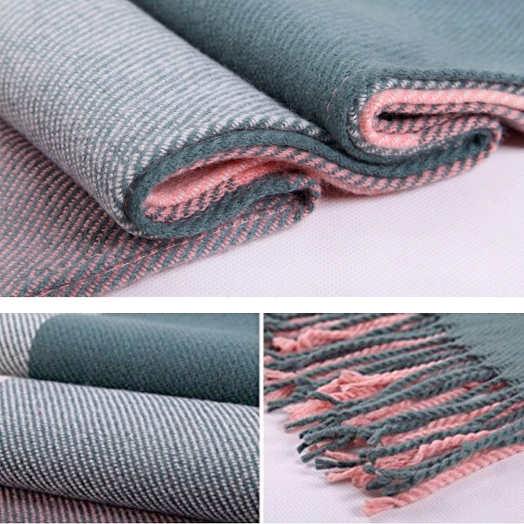 Ladies Scarves and Shawl Winter Blanket Scarves for Women Tartan Scarf Long Soft Warm Checked Scarf Ladies Gifts