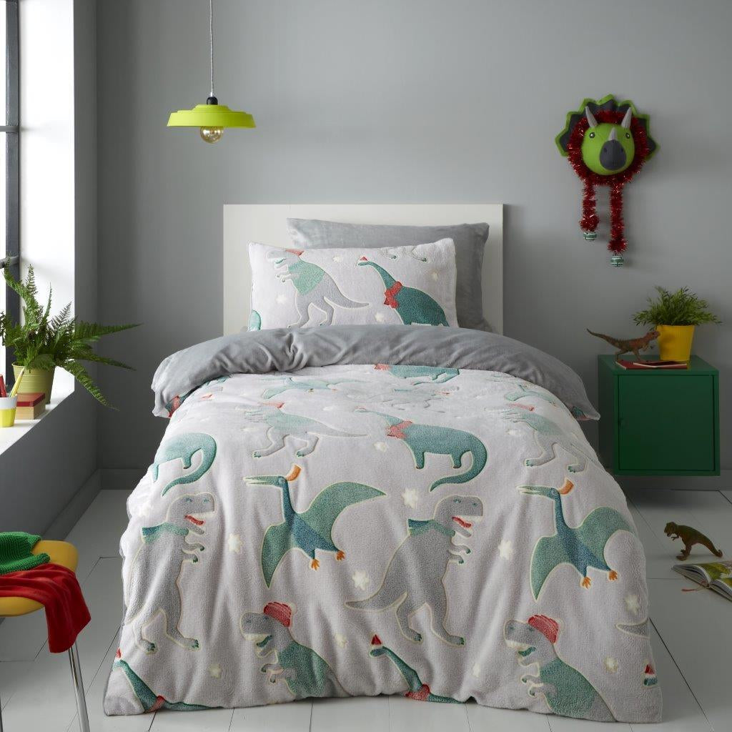 Christmas Duvet Cover Teddy Bedding Reversible Quilt Set Single Double Size UK