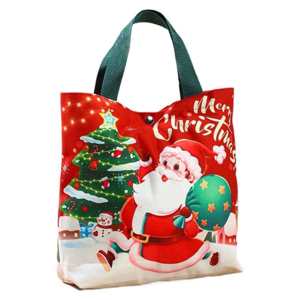 Christmas Gift Bags, Gift Bags, Xmas Eve Tote Bags, Candy & Apple Packaging Bags