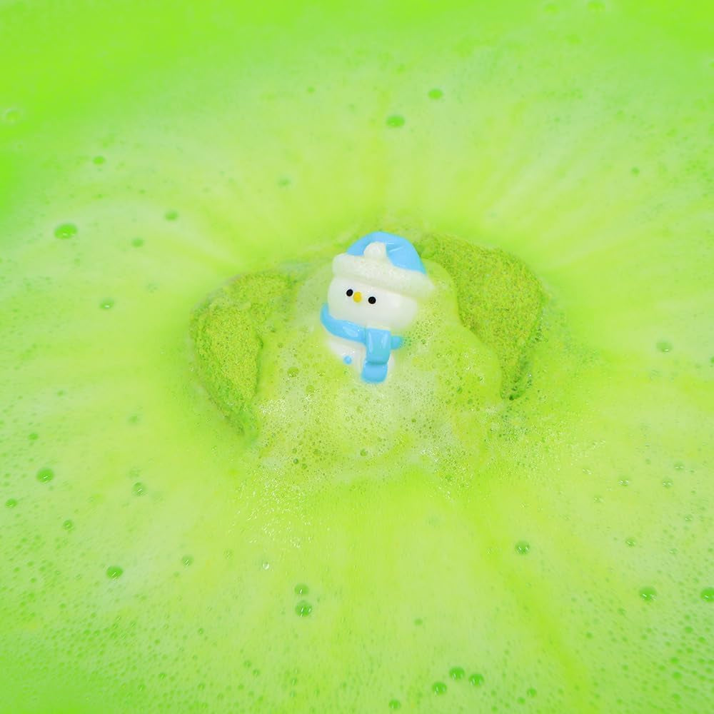 ZIMPLI Large Santa Surprise Bath Bomb, Contains 6 Surprise Christmas Toys to Collect in Total, One per Baff Bomb, Stocking Filler for Boys Girls 4 5 6 7 8 9