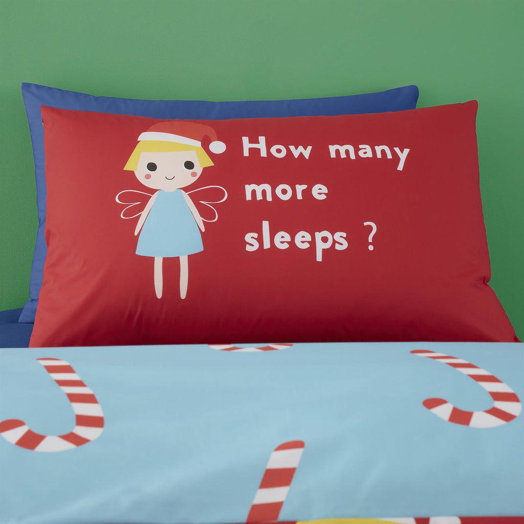 Cosatto Christmas Fairy 100% Cotton Duvet Cover Set in Xmas Red