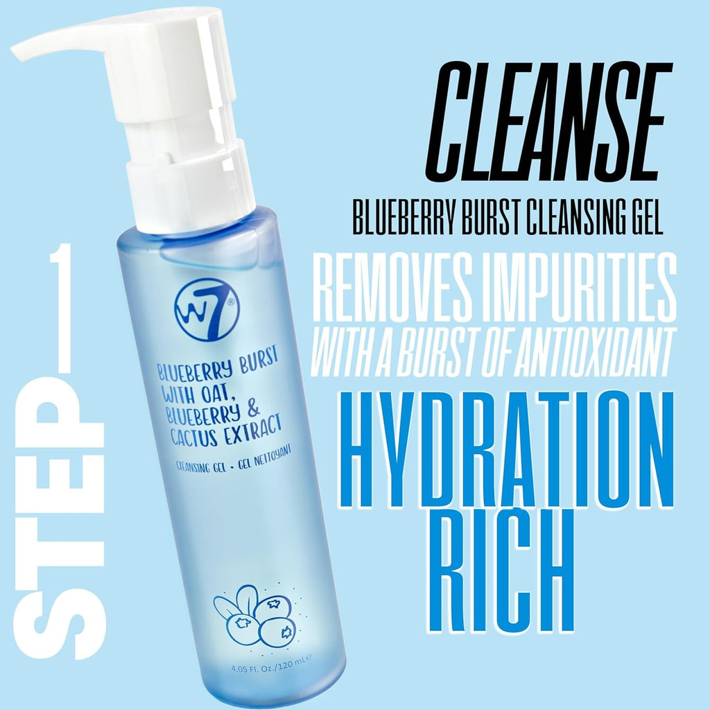 Self Care Skincare Set | Face Cleanser, Toner, Serum, Moisturiser & Lip Mask | Complete Daily Face Routine | Full Size, Long Lasting Products to Use at Home
