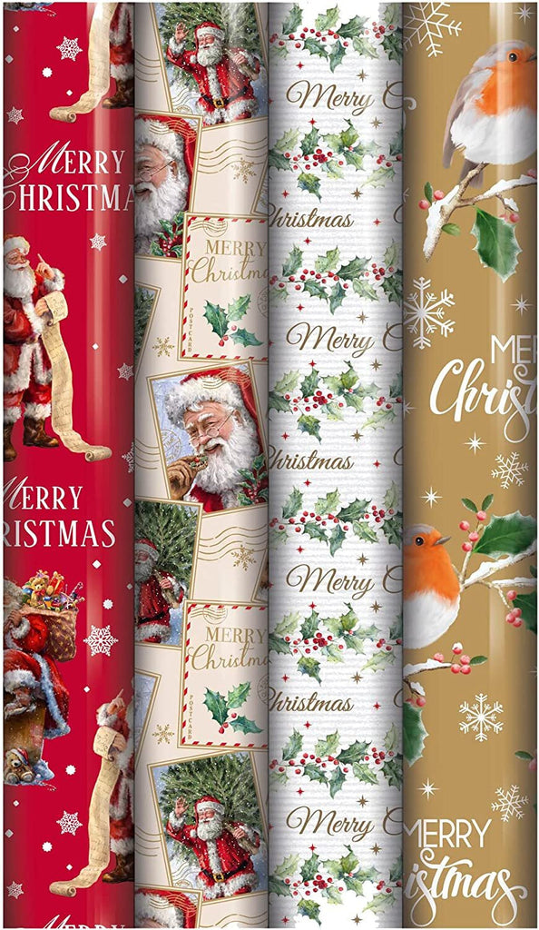 Christmas Gift Wrapping Paper Rolls - Christmas Theme Patterns, Design, EPISENT