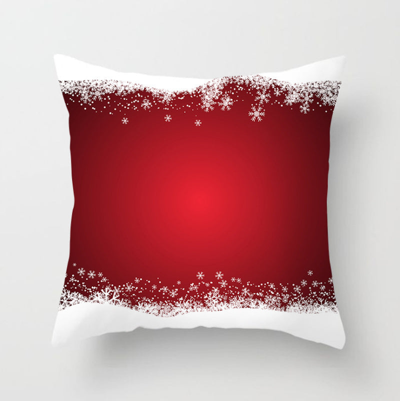NEW 2025 CHRISTMAS NEW YEAR POLYESTER CUSHION COVER PILLOW CASE HOME SOFA DECOR
