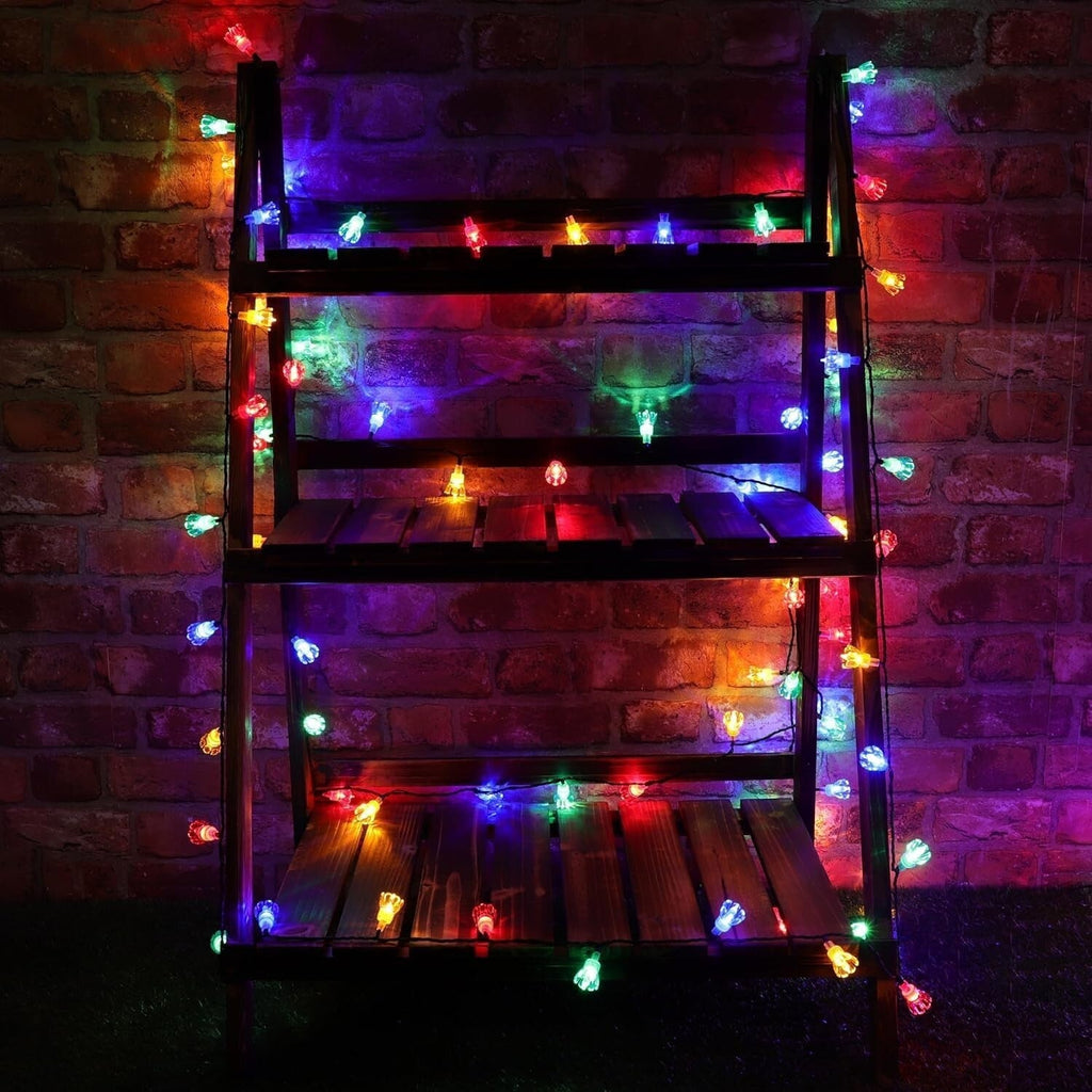 Christmas Concepts® 500 50M/164Ft Retro Multi Coloured LED Petal Lights