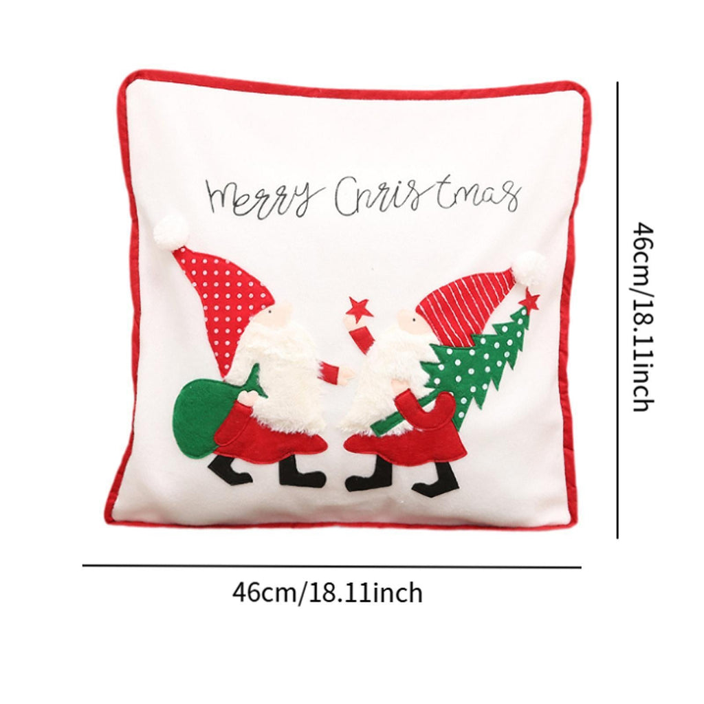 Christmas Pillow Cover Pillow Case Home Decor 46X46Cm Decorative Square
