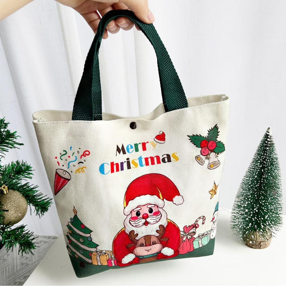 Christmas Gift Bags, Gift Bags, Xmas Eve Tote Bags, Candy & Apple Packaging Bags