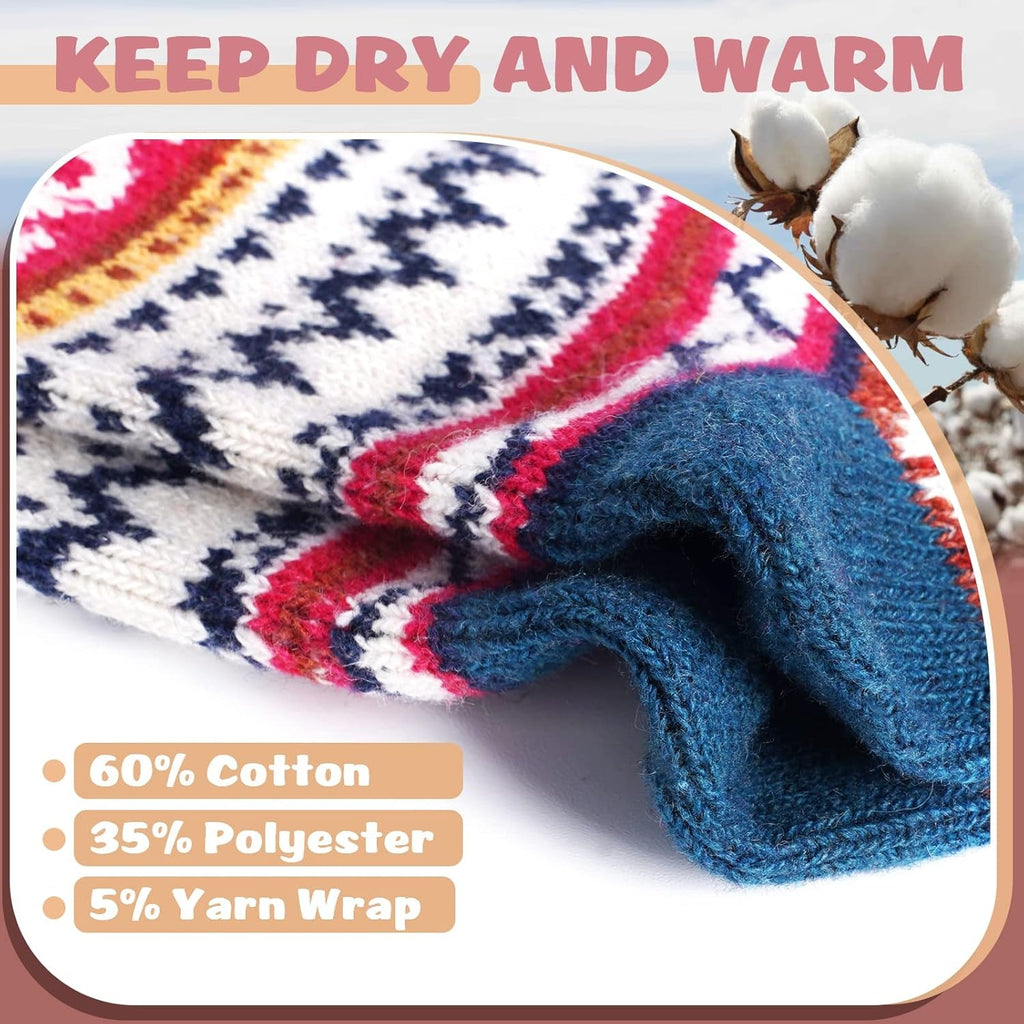 Christmas Gifts for Women Ladies Socks: Womens Socks 4-7 Thermal Winter Warm Sock, Grandma Christmas Gifts for Mum Her Presents for Women Wife Teenage Girls Sister Ladies Gift Stocking Fillers Women