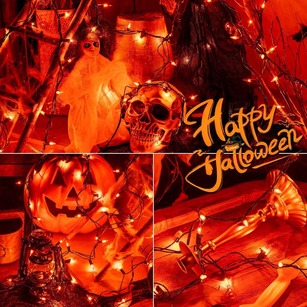 Fairy Lights Orange Colour 200 Bulbs Christmas Party Xmas Tree Decoration/Par