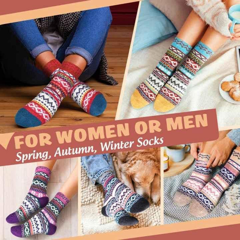 Christmas Gifts for Women Ladies Socks: Womens Socks 4-7 Thermal Winter Warm Sock, Grandma Christmas Gifts for Mum Her Presents for Women Wife Teenage Girls Sister Ladies Gift Stocking Fillers Women
