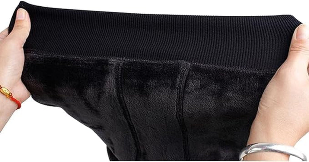 Women Ladies Thermal Winter Thick Velvet Stretchy Fleece Lined Leggings Pant Elastic High Waisted Tight