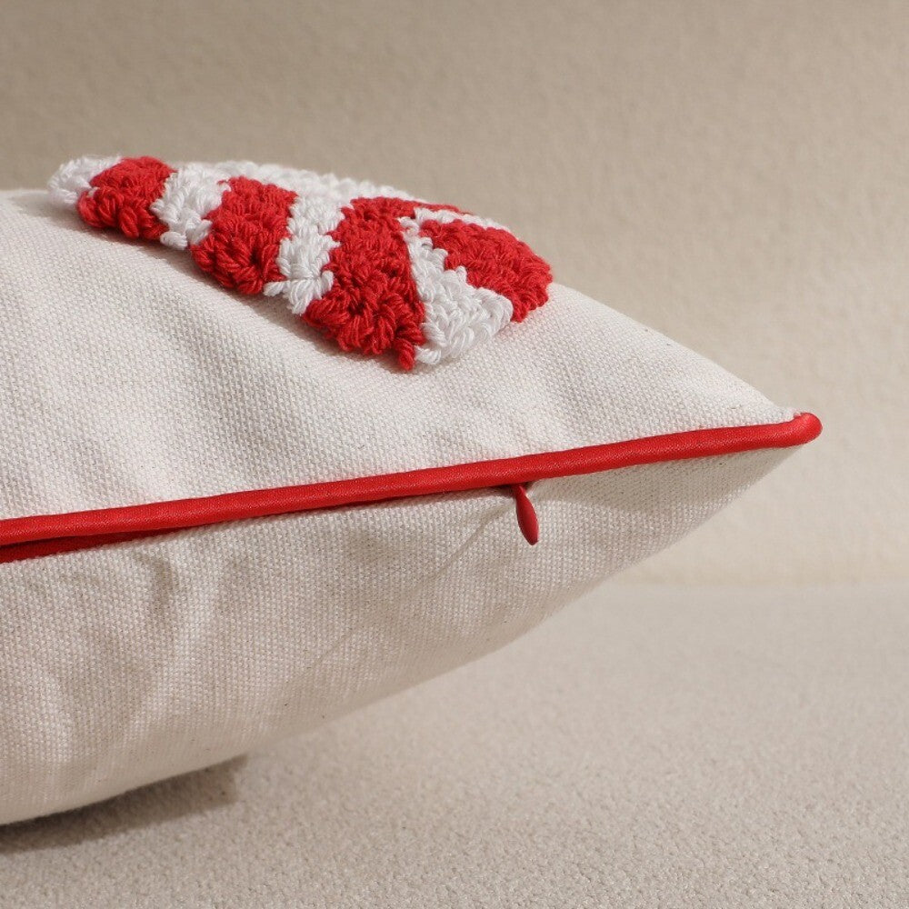 Tufted Cushion Case Christmas Classical Pillowcase Home Decoration