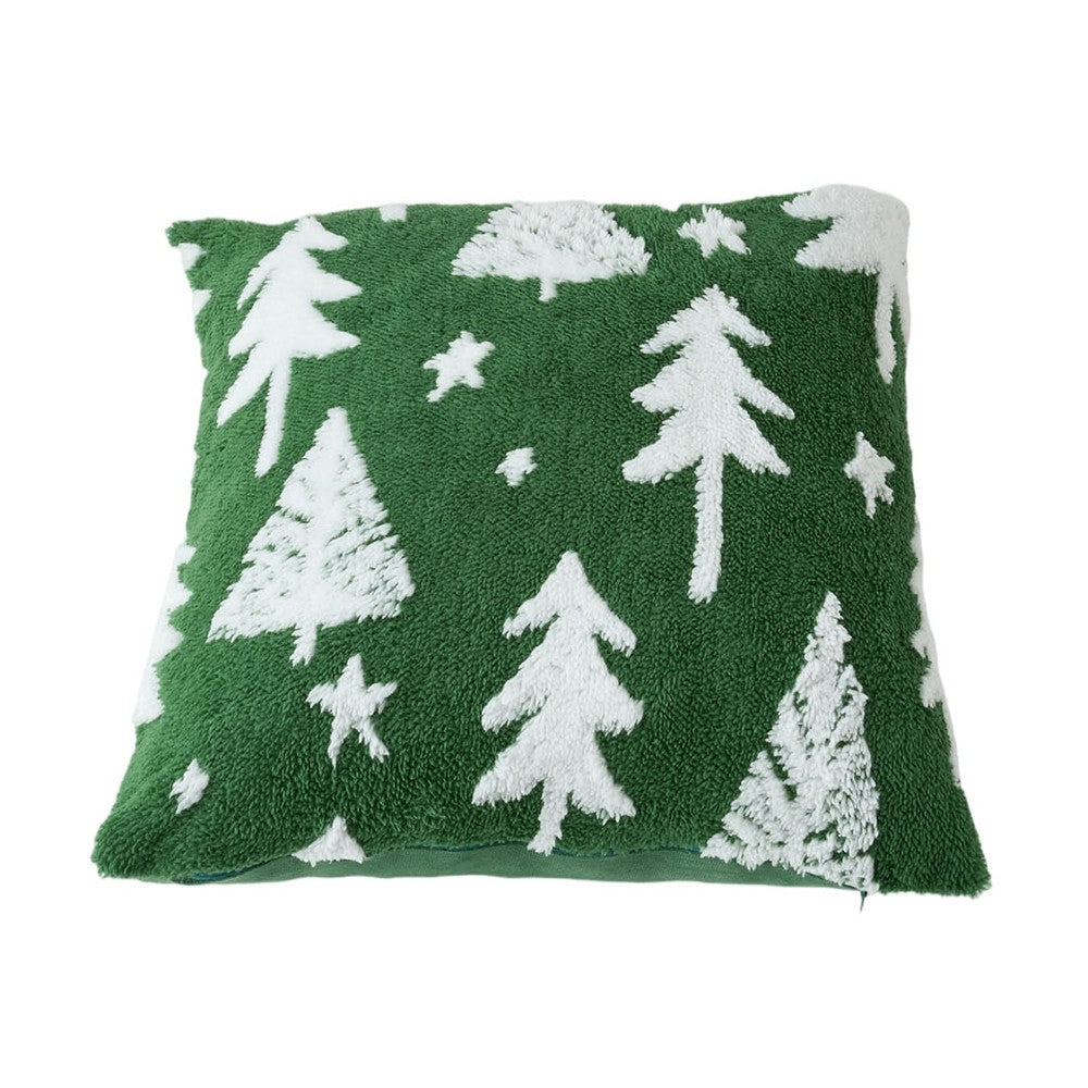 UK Christmas Santa Snowflake Cushion Plush Pillow Case Christmas Home Decor 2PCS