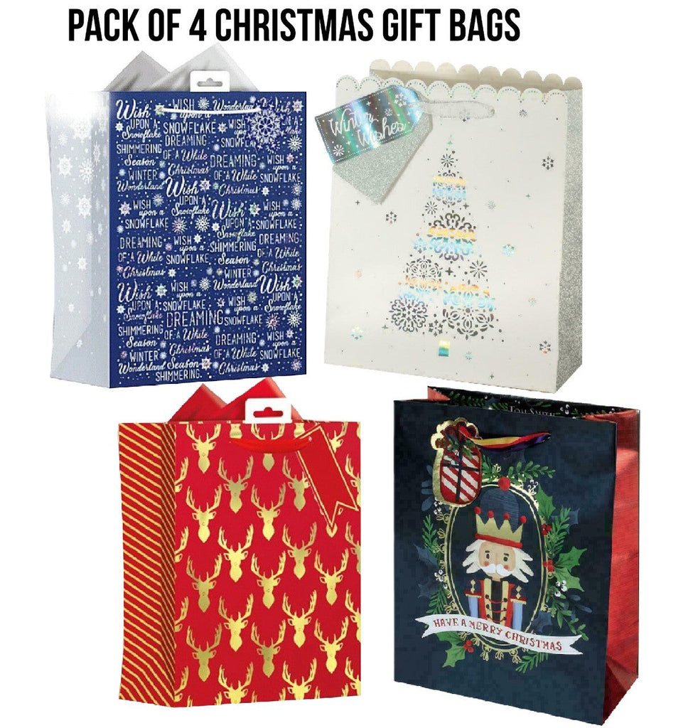 Christmas Giftbag Medium Stylish Xmas Present Bag Packaging Wrapping Inspiration