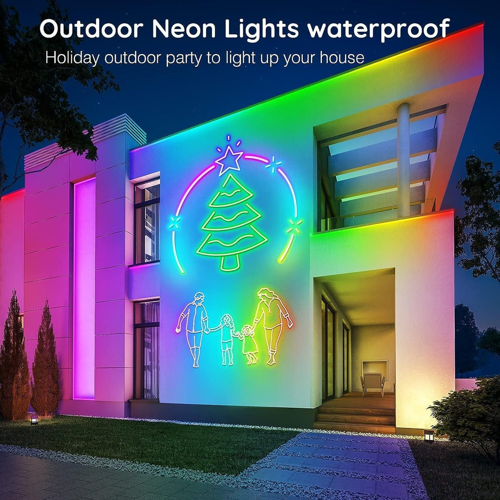AILBTON Led Neon Rope Lights 10M Flexible Led Rope Lights,Control with App/Remot