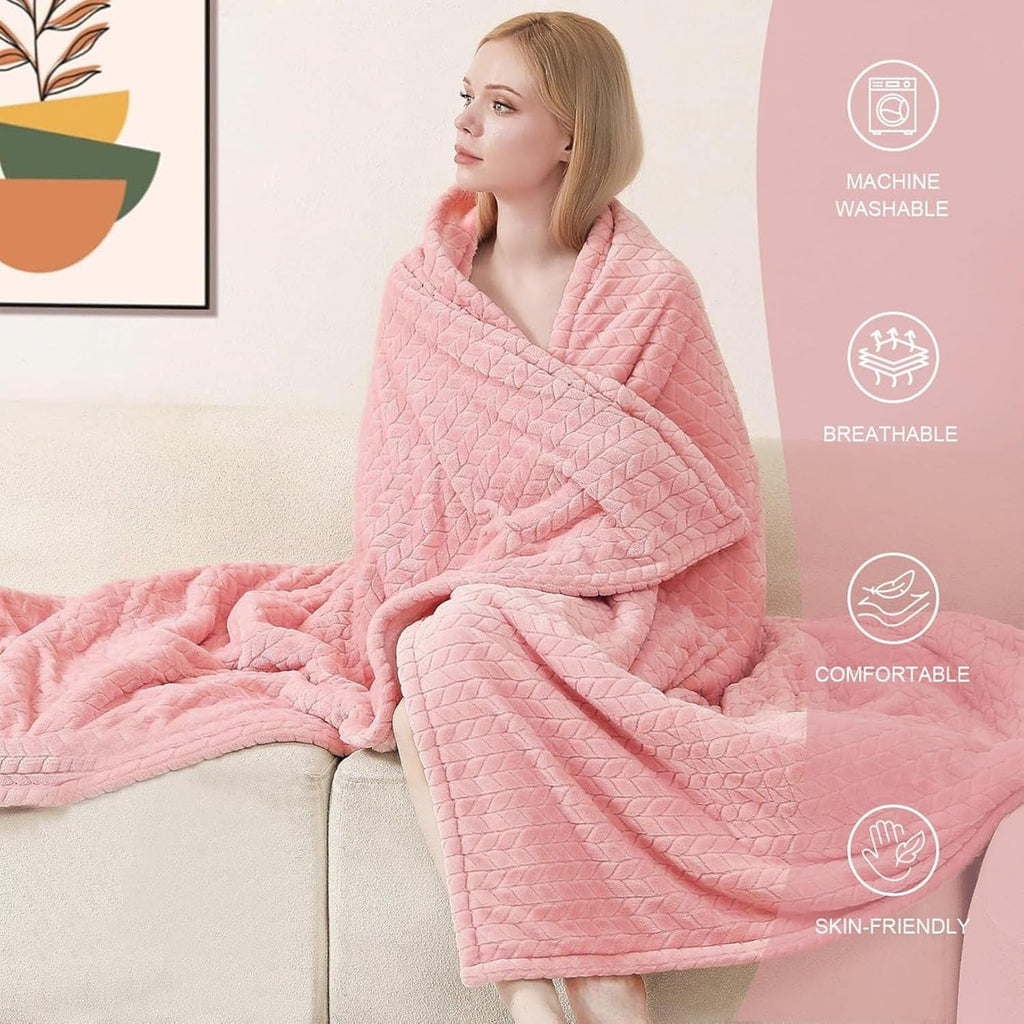 Gifts for Women, Birthday Pamper Gifts for Women, Get Well Soon Blanket Gifts for Friend, Relaxation Spa Basket Christmas Gifts Ideas for Best Friend Sister Bestie Colleagues