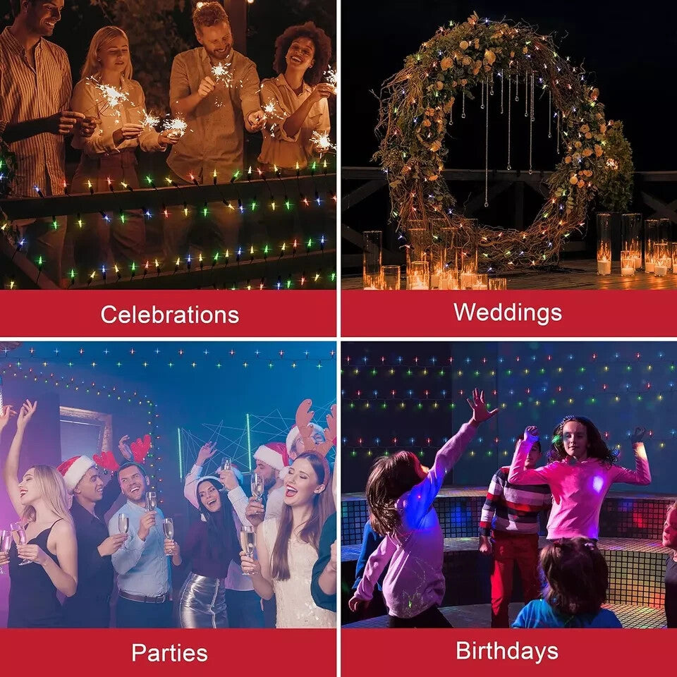 Fairy Tree Lights Multi Colour 20 Bulb Christmas Party Decoration