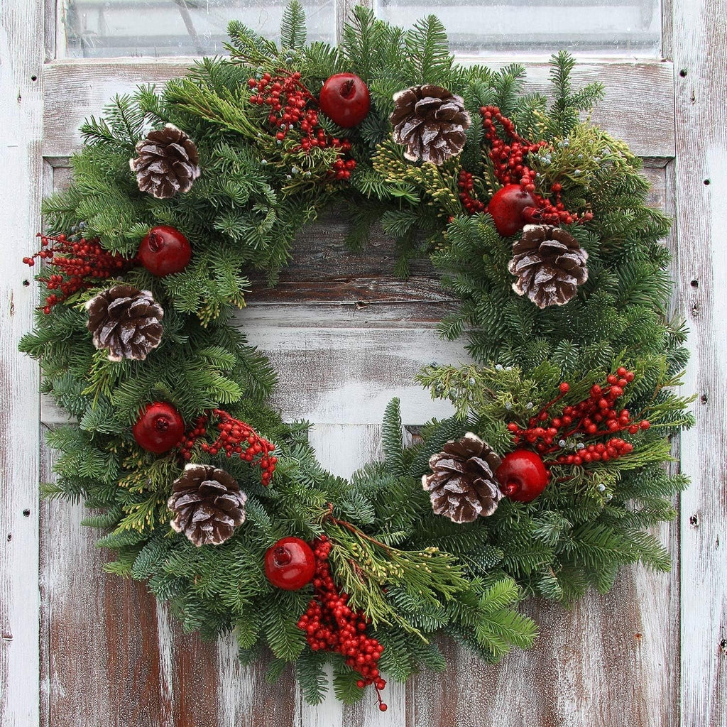 TRIXES Christmas Tree Decorations - 18PC - Hanging Pine Cones