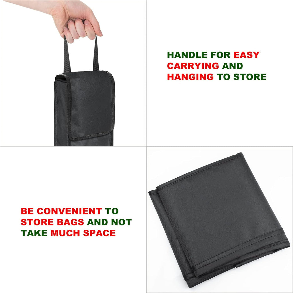 2 Christmas Wrapping Paper Storage Bag- Durable Fabric Wrapping Paper Roll Gift Wrap Storage Bag Box for Rolls,79X14X14Cm