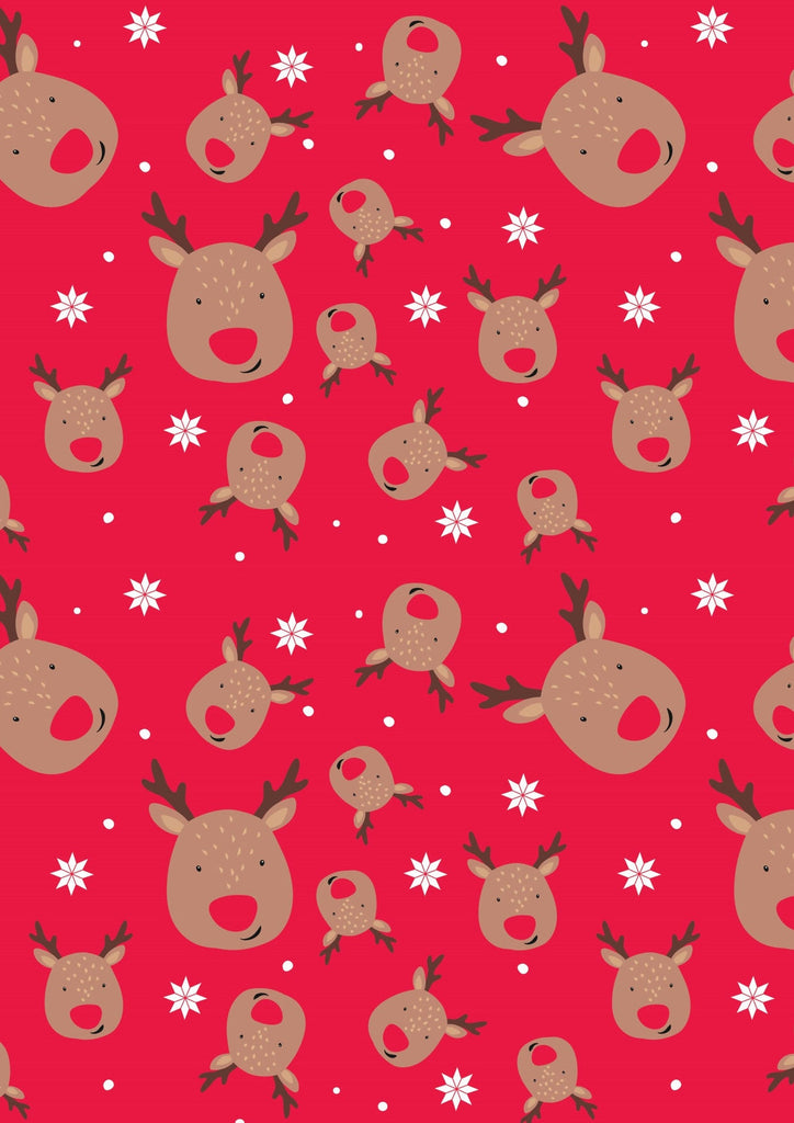 4 X 4M Cute Christmas Wrapping Paper Rolls Kids Xmas Gift Wrap & 16 Gift Tags