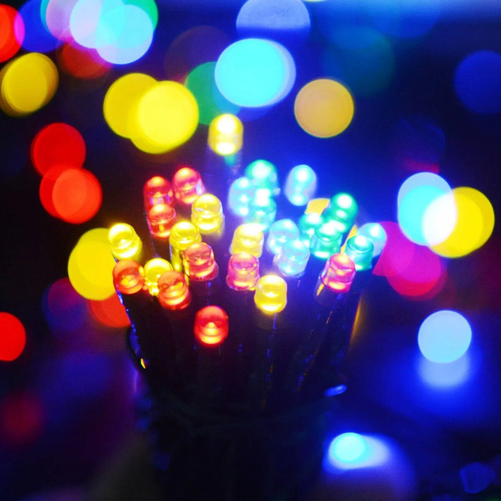 100 LED XMAS FAIRY LIGHTS SOLAR POWERED INDOOR OUTDOOR CHRISTMAS WEDDING PARTY