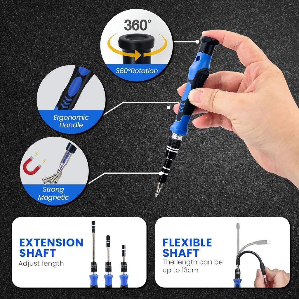 Birthday Gifts for Men, Mens Gifts for Dad Gifts, Presents Multi Tools Gadgets for Men, Anniversary for Him, Christmas Gifts Advent Calendar Stocking Filler, Precision Screwdriver Set