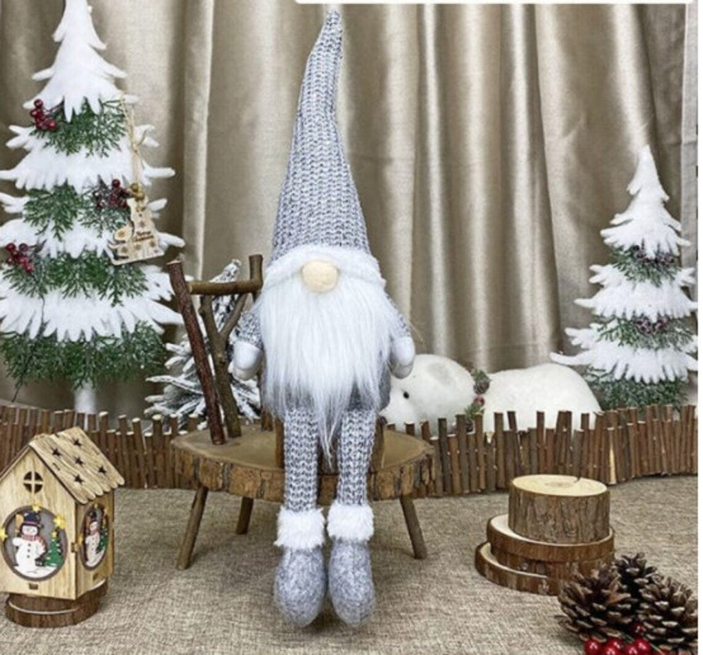 Christmas Gnome Xmas Decorations Home Decor Grey Pink White Gonk Nordic Ornament