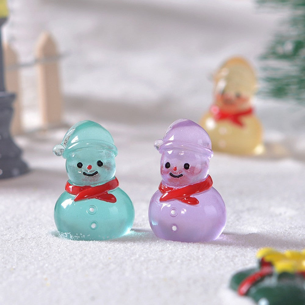 Luminous Snowman Christmas Ornament for Home Holiday Decorations