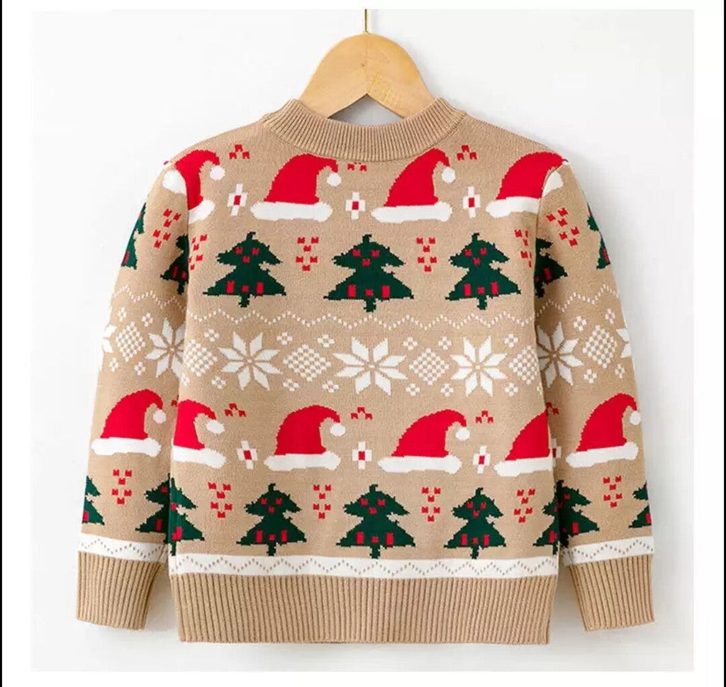 New Kids Boys and Girls Christmas Jumpers/ Sweaters Knitted Warm Winter