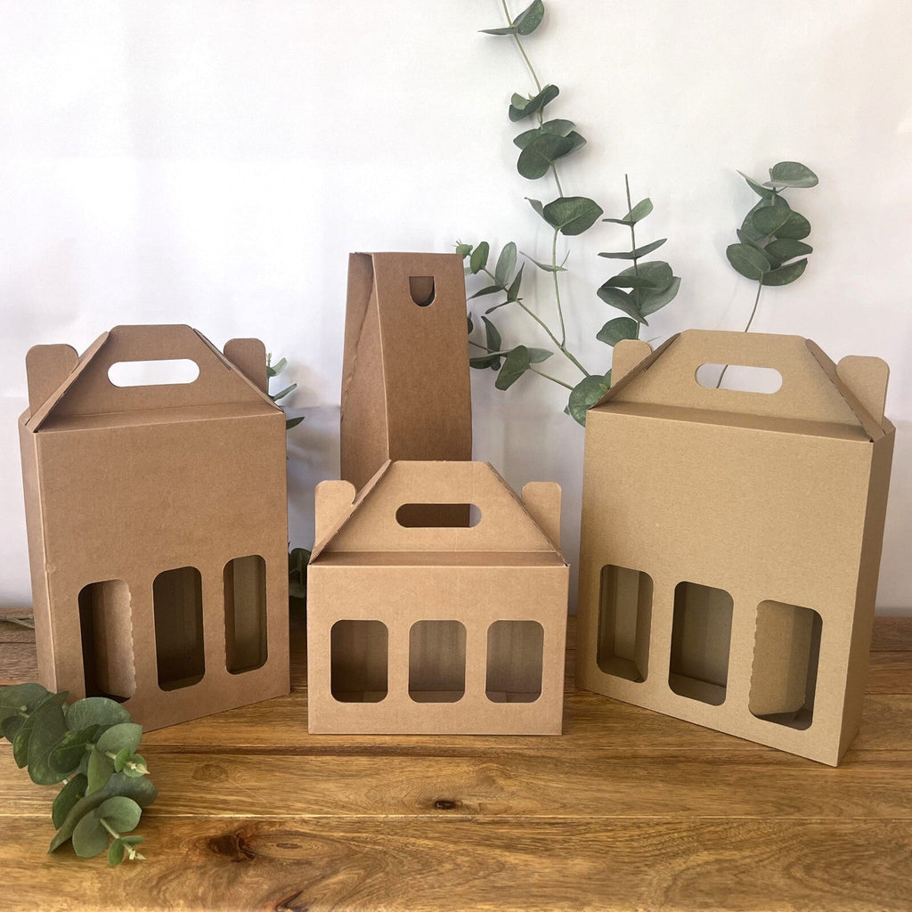 Jar or Can Packaging Boxes 500Ml Gift Box Christmas Eco Friendly KRAFT Carrier