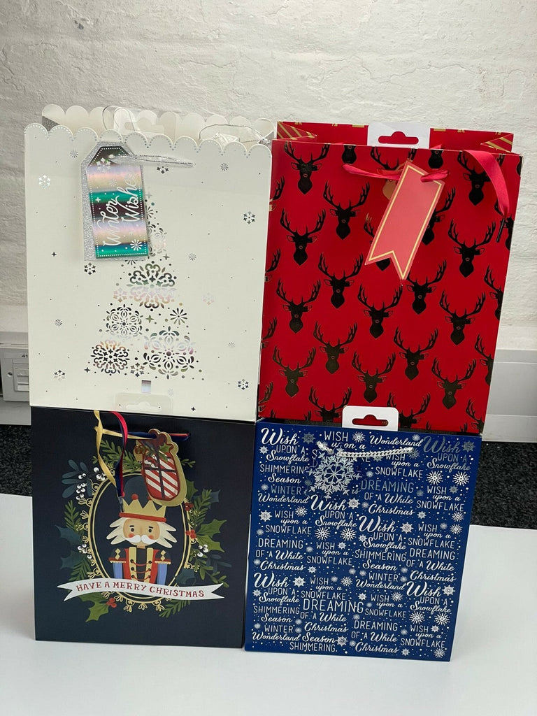 Christmas Giftbag Medium Stylish Xmas Present Bag Packaging Wrapping Inspiration