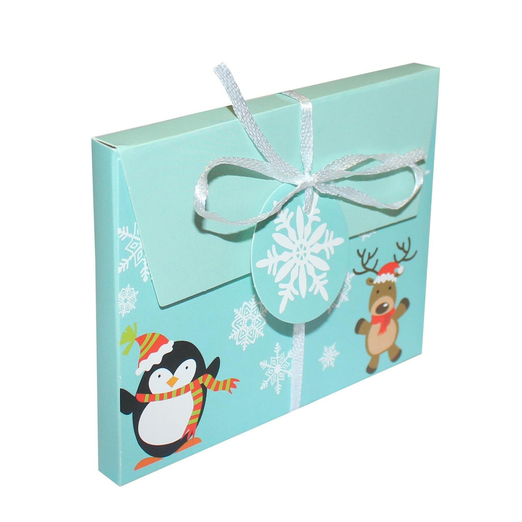 Christmas Gift Box Money Voucher Envelope Pack of 4 - Design C