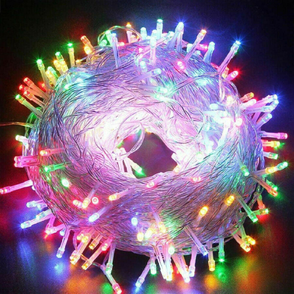 Fairy String Lights 10-100M Mains Plug in Christmas Tree Indoor & Outdoor UK
