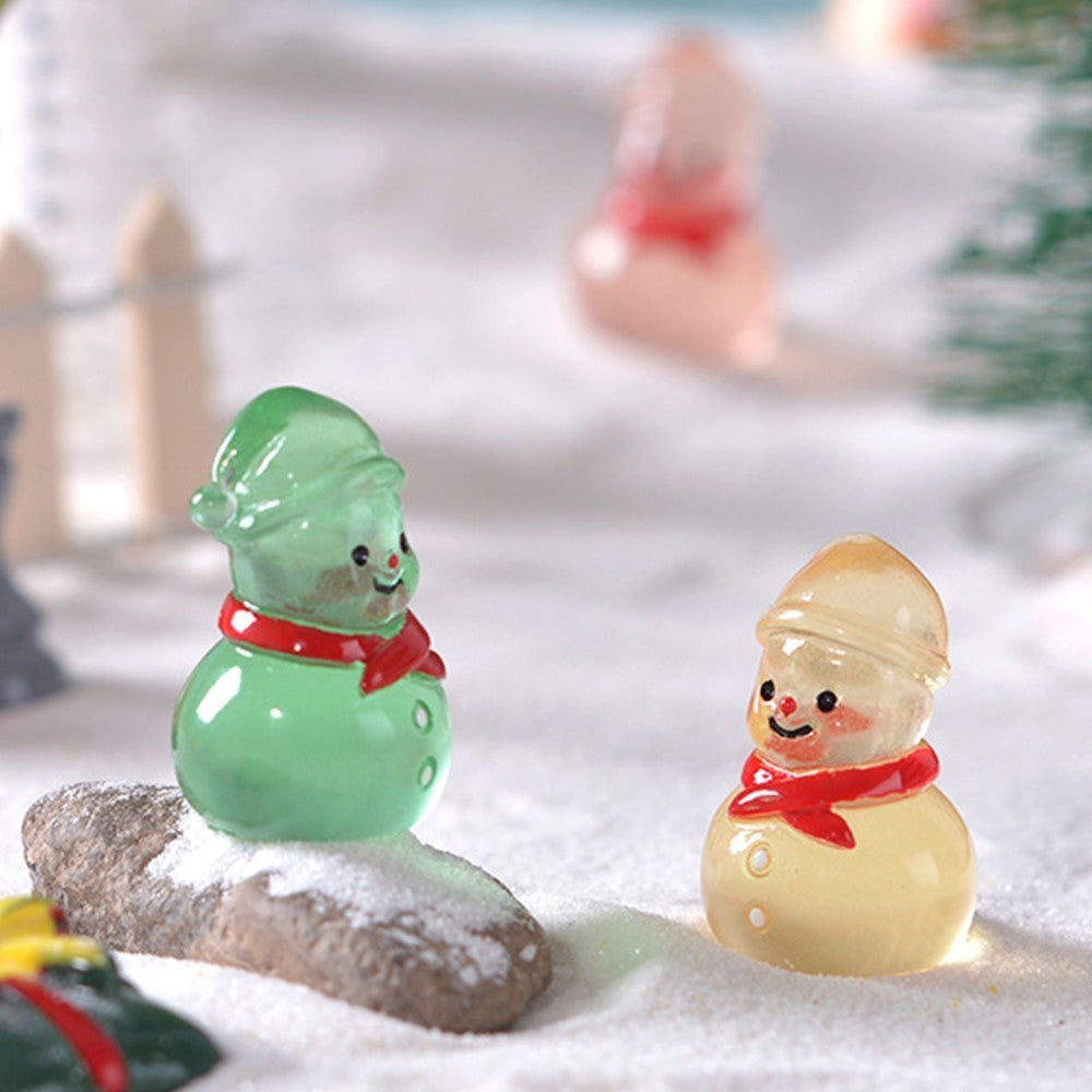 Luminous Snowman Christmas Ornament for Home Holiday Decorations