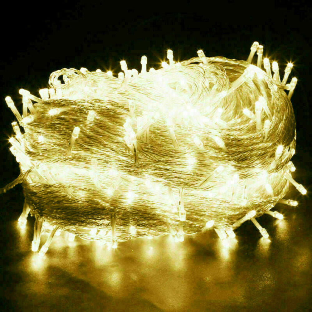 Fairy String Lights 10-100M Mains Plug in Christmas Tree Indoor & Outdoor UK