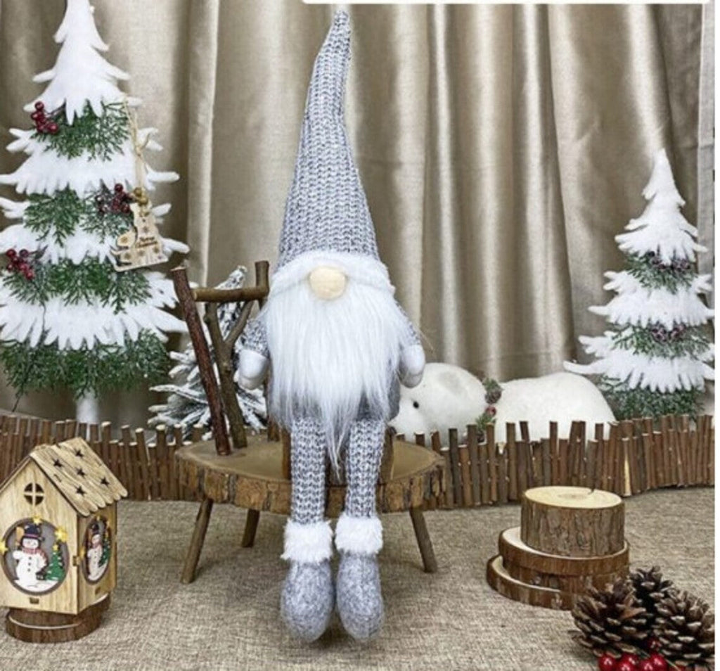 Christmas Gnome Xmas Decorations Home Decor Grey Pink White Gonk Nordic Ornament