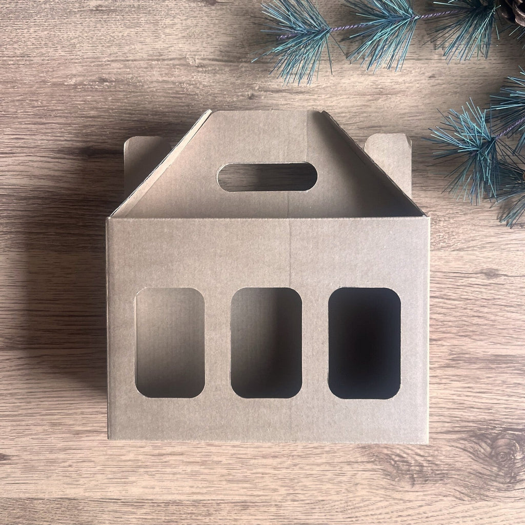 Jar or Can Packaging Boxes 500Ml Gift Box Christmas Eco Friendly KRAFT Carrier