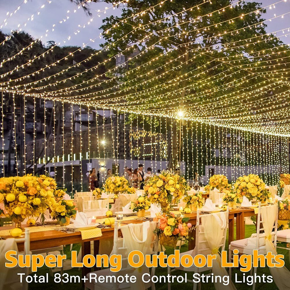 Fairy String Lights 10-100M Mains Plug in Christmas Tree Indoor & Outdoor UK