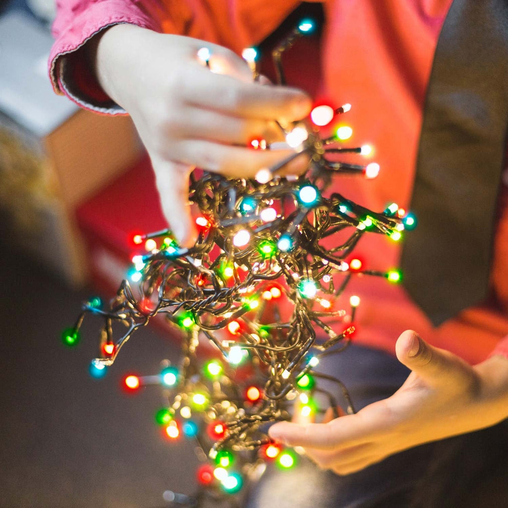 Christmas Lights 1000 LED 25M Xmas Tree Lights - Fairy Lights Multi-Coloured