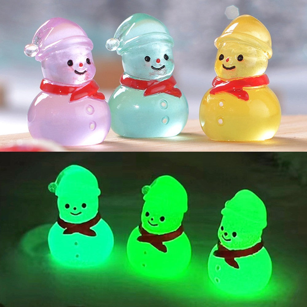 Luminous Snowman Christmas Ornament for Home Holiday Decorations