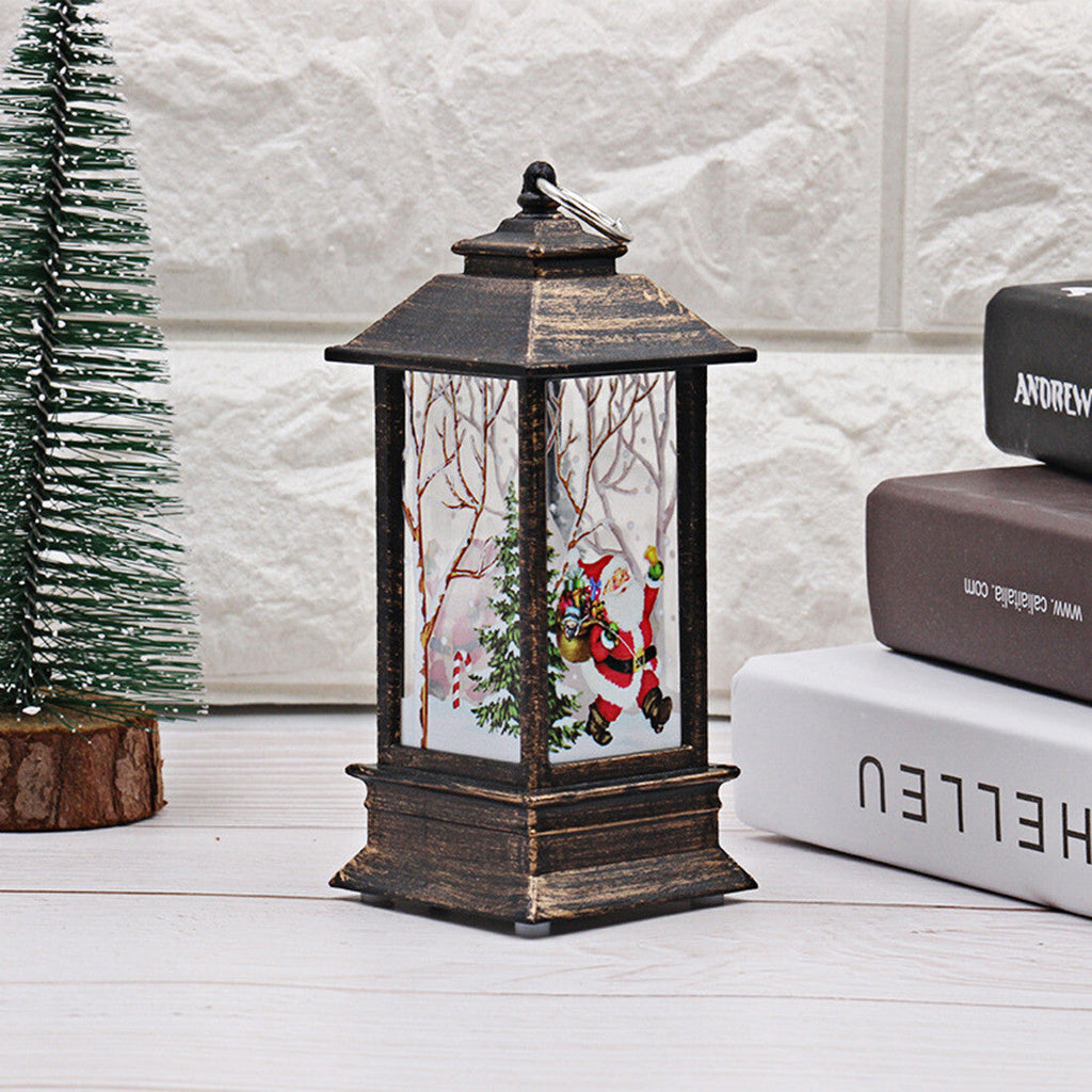 Outdoor Indoor Christmas Lantern Family Xmas Hanging LED Light Decor UK NEW