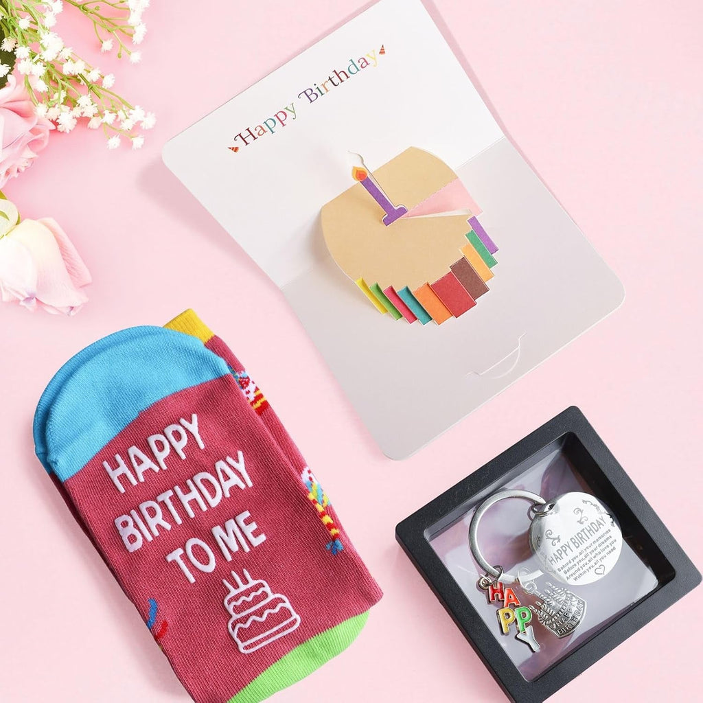Birthday Gifts for Women, Gifts for Teenage Girls, Happy Birthday Gifts Basket for Her, Mom, Sister, Teacher, Girlfriend, Coworker, Wife, Bestie, BFF