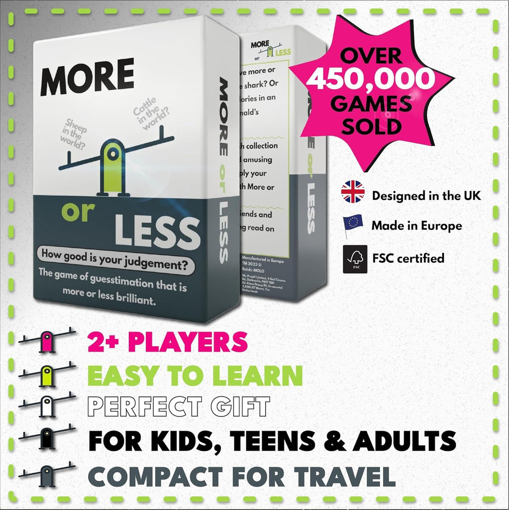 First Edition Card Game - How Good Is Your Judgement? 2 Players + | Ulitmate Gift for Him or Her | Travel Card Game for Family, Kids, Teens & Adults | Play Anywhere | Age 12+