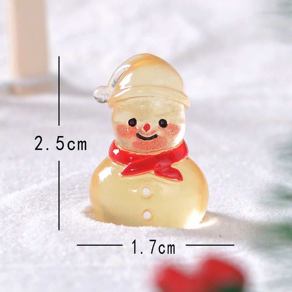 Luminous Snowman Christmas Ornament for Home Holiday Decorations