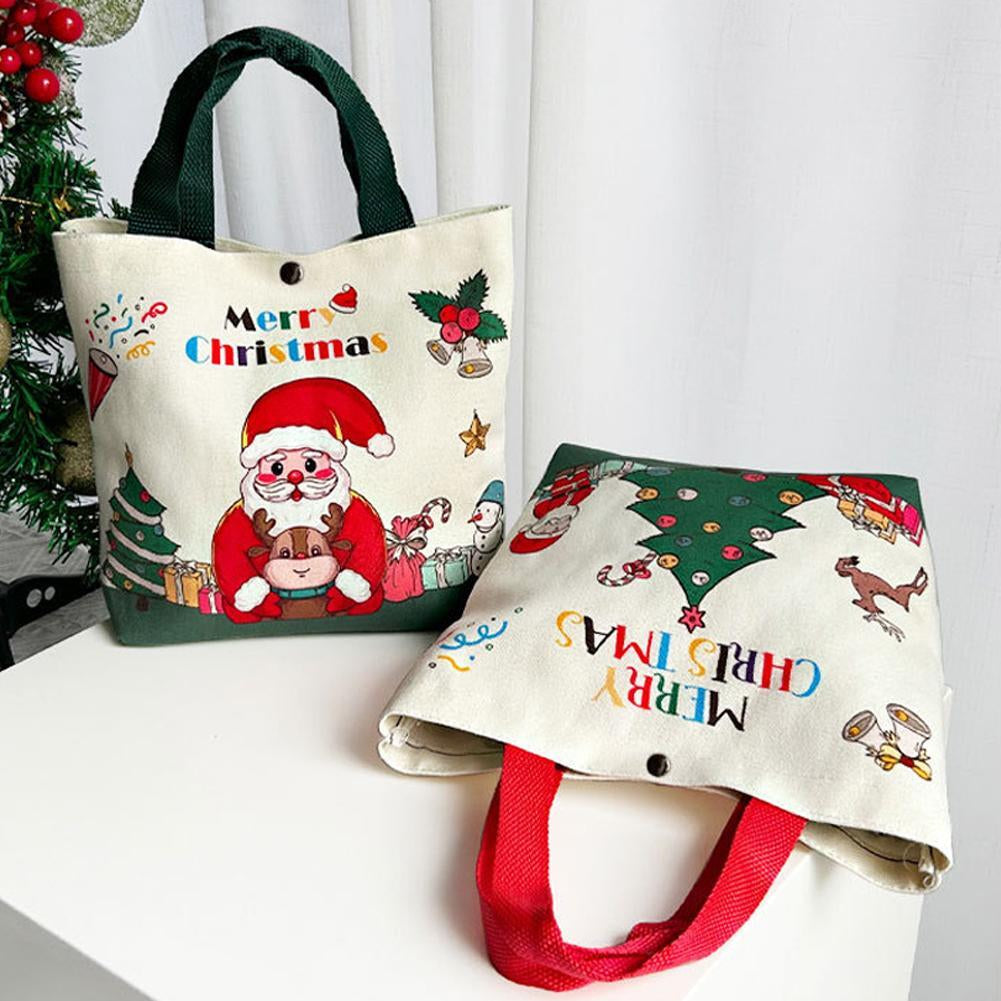 Christmas Gift Bags, Gift Bags, Xmas Eve Tote Bags, Candy & Apple Packaging Bags