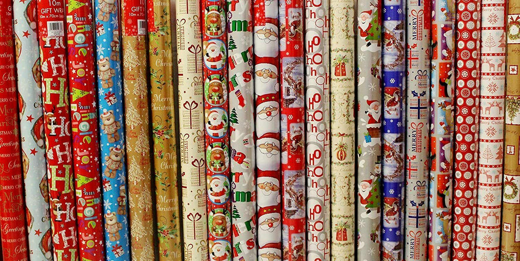 36M Christmas Gift Wrap Wrapping Paper Assorted Design 7M,4M,5M,Prese