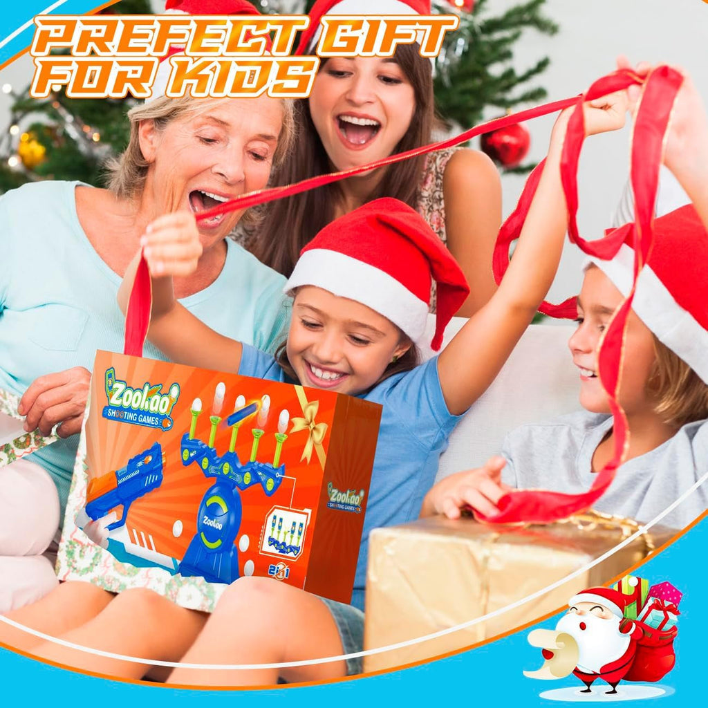 Hover Shooting Games Toys for 6 7 8 9 10+ Year Old Boys Kids, Nerf Gun Toy with Auto Reset Targets Birthday Christmas Xmas Gifts for 6-12 Year Old Boys Kids Outdoor & Indoor Cool Toy